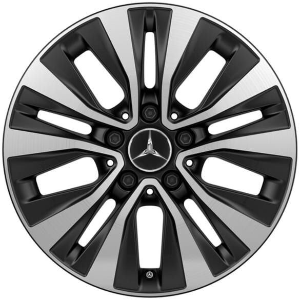 16 Zoll Felgen CLA Shooting Brake X118 5-Doppelspeichen schwarz matt