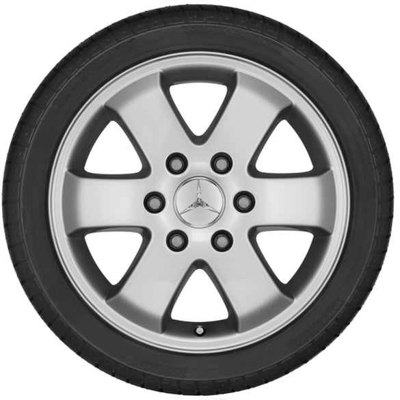 16 Zoll Felgen Satz 6-Speichen silber Sprinter W906 Original Mercedes-Benz