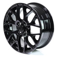 16 Zoll Felgen Satz Original smart 453 8-Speichen-Design schwarz glänzend