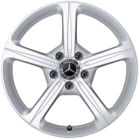 17 Zoll Felgen CLA Coupé C118 5-Speichen vanadiumsilber