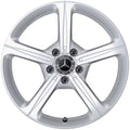 17 Zoll Felgen CLA Shooting Brake X118 5-Speichen vanadiumsilber