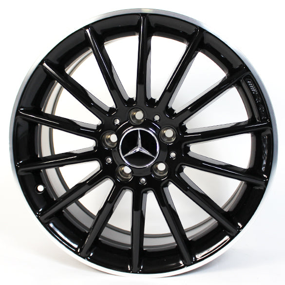 18 Zoll AMG Felgen Satz CLA X117 Shooting Brake schwarz Vielspeichen Original Mercedes-AMG