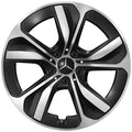 18 Zoll Felgen Satz CLE C236 Coupé schwarz 5-Speichen Original Mercedes-Benz