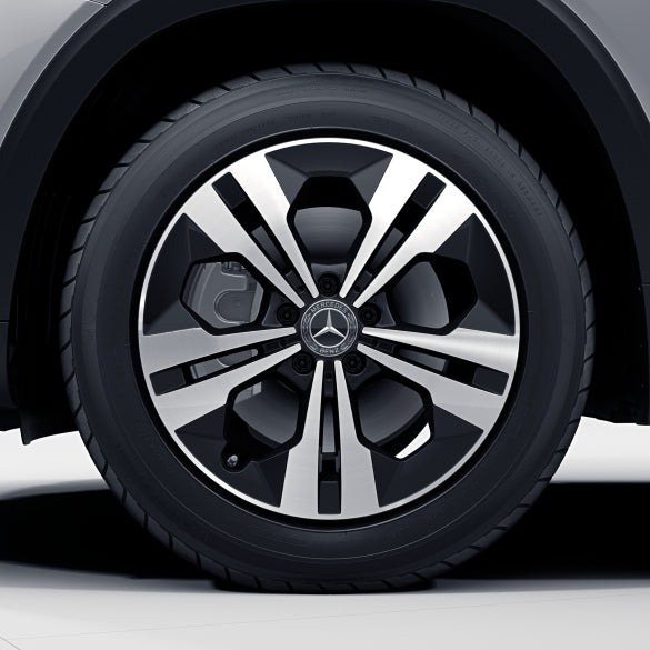 18 Zoll Felgen Satz GLA H247 5-Doppel-Speichen schwarz glanzgedreht Mercedes-Benz