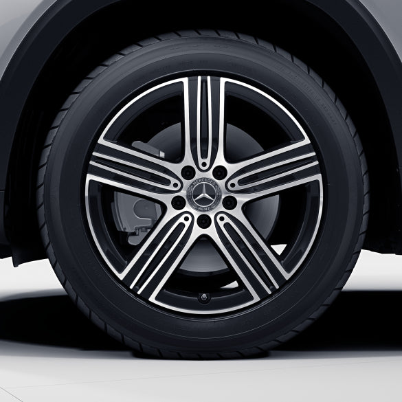 18 Zoll Felgen Satz GLA H247 5-Speichen schwarz glanzgedreht Mercedes-Benz