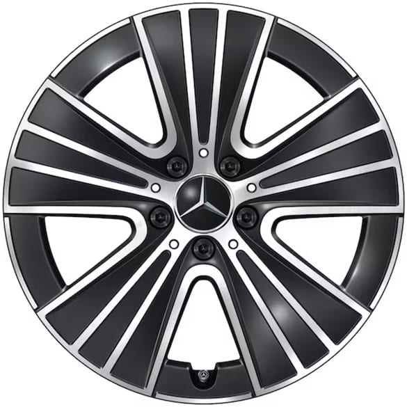 18 Zoll Felgen Satz GLC SUV X254 schwarz 5-Speichen Original Mercedes-Benz