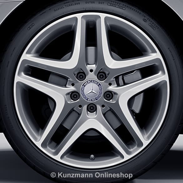 18 Zoll Felgensatz SLC R172 5-Doppelspeichen palladium silber Original Mercedes-Benz