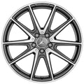 19/20 Zoll Felgen AMG GT C190 R190 5-Doppelspeichen titangrau