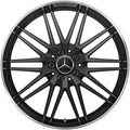 19/20 Zoll Schmiedefelgen AMG GT C190 R190 10-Doppelspeichen schwarz matt