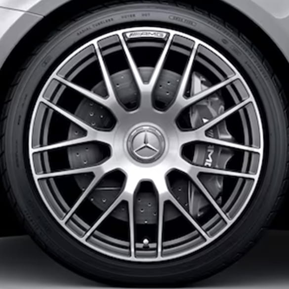 19/20 Zoll Schmiedefelgen AMG GTC C190 R190 Kreuzspeichen titangrau