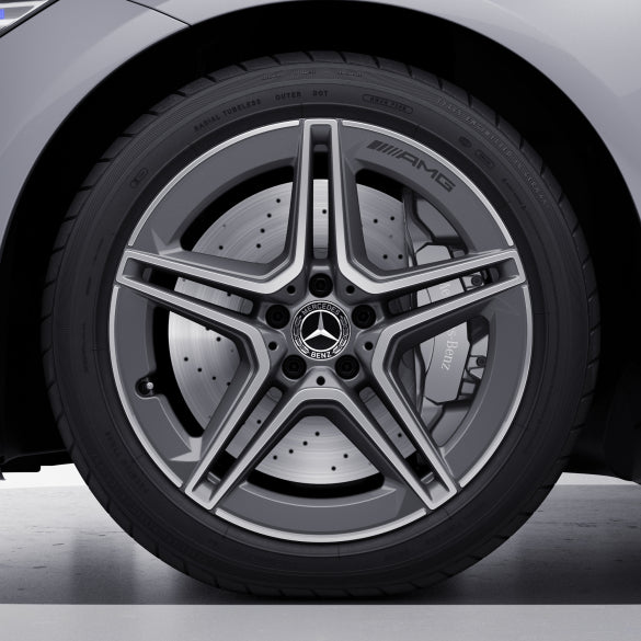 19 Zoll AMG Felgen Satz S-Klasse W223/V223 5-Doppelspeichen grau Mercedes-Benz mit Code 216