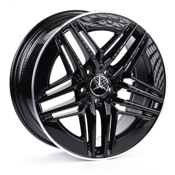 19 Zoll AMG Felgen Satz V-Klasse W447 5-Doppelspeichen schwarz Original Mercedes-AMG