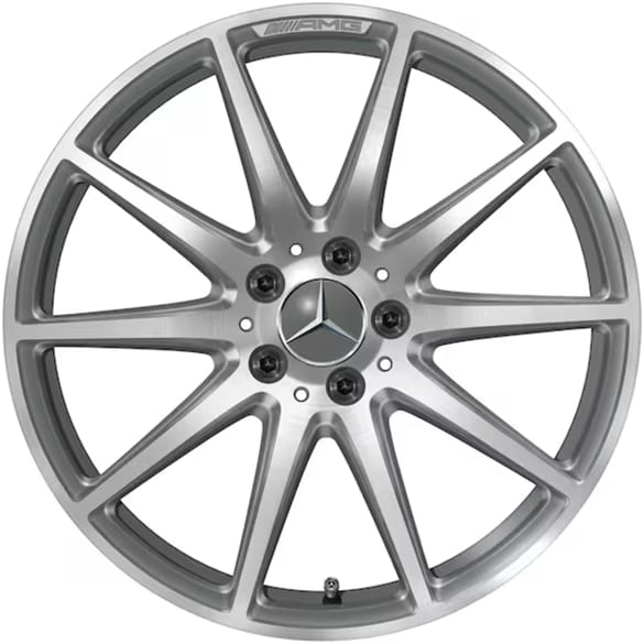 19 Zoll Felgen AMG GT 43 C192 10-Speichen titangrau