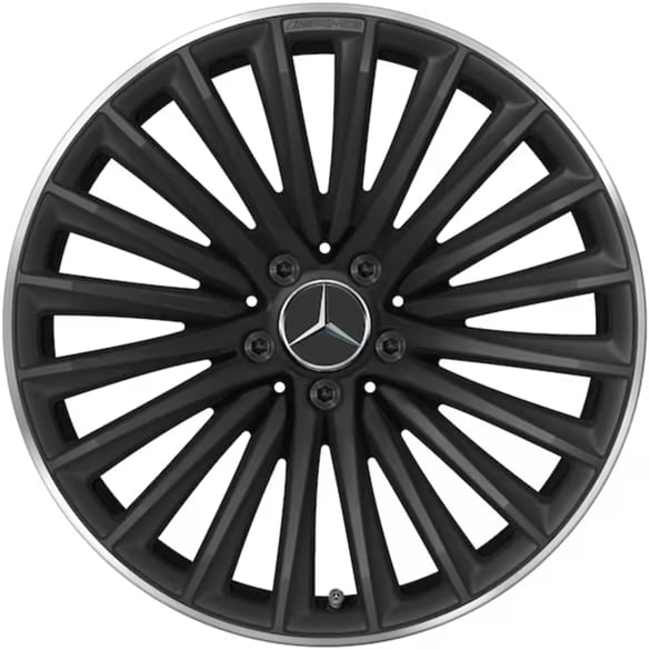 19 Zoll Felgen AMG GT 43 C192 Vielspeichen schwarz matt