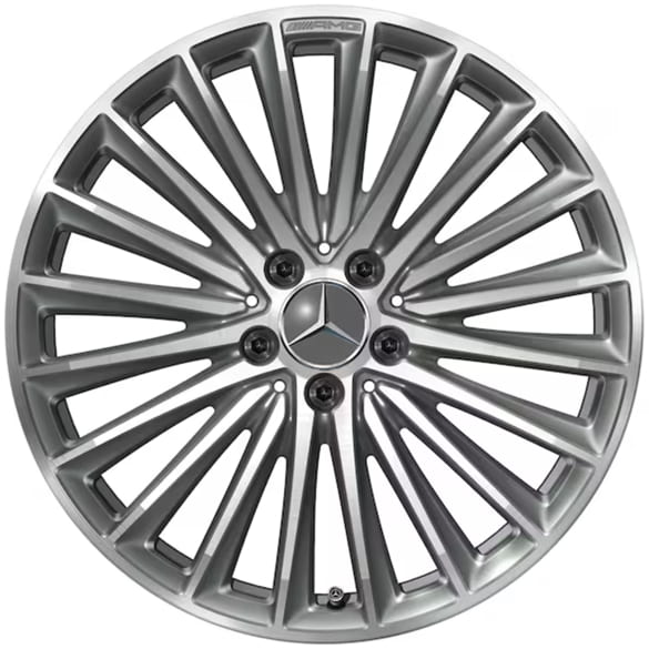 19 Zoll Felgen AMG GT 43 C192 Vielspeichen titangrau