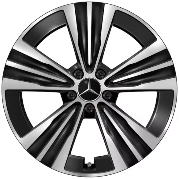 19 Zoll Felgen Satz CLA C174 5-Loch Aero schwarz Original Mercedes-Benz