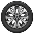 19 Zoll Felgen Satz EQC N293 5-Doppelpeichen-Rad schwarz Original Mercedes-Benz