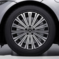 19 Zoll Felgensatz EQS V297 15-Speichen-Rad glanzgedreht schwarz Original Mercedes-Benz