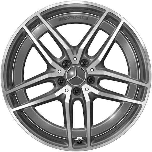 20 Zoll Felgen AMG GT 43 C192 5-Doppelspeichen tantalgrau