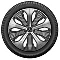 20 Zoll Felgen Satz EQC N293 5-Speichen-Rad silber Original Mercedes-Benz