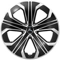 21 Zoll Felgen Satz EQE SUV X294 5-W-Speichen Aero schwarz Original Mercedes-Benz