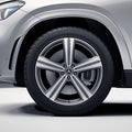 21 Zoll Felgen Satz GLE V167 5-Speichen grau matt glanzgedreht Original Mercedes-Benz