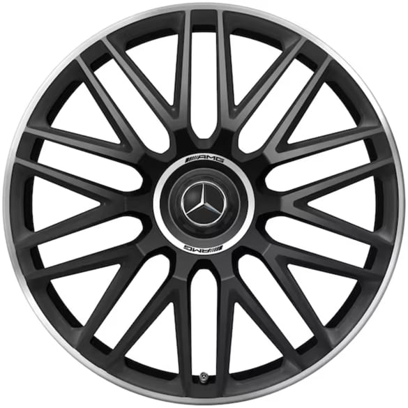 21 Zoll Schmiedefelgen AMG GT 43 C192 Y-Speichen schwarz matt