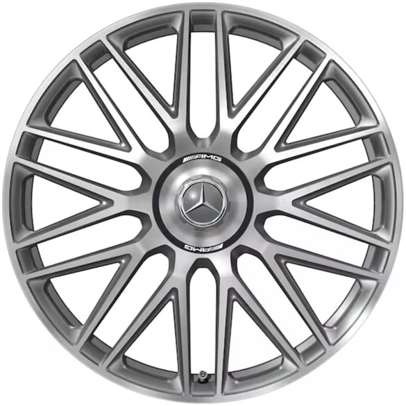 21 Zoll Schmiedefelgen AMG GT 43 C192 Y-Speichen titangrau