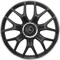 AMG 21 Zoll Schmiedefelgen Satz GLC X254 SUV Schwarz Matt Kreuzspeichen Original Mercedes-AMG