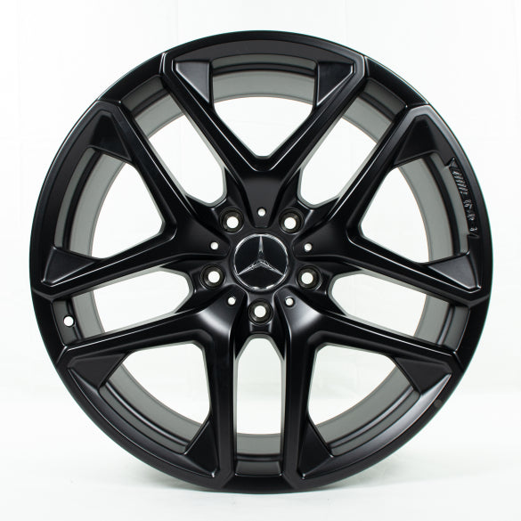 63 AMG 21 Zoll Felgen Satz G-Klasse W463A 5-Doppelspeichen-Rad schwarz matt Original Mercedes