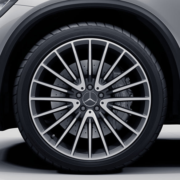 63 AMG 21 Zoll Felgen Satz titangrau GLC X253/C253 Vielspeichenrad Original Mercedes-Benz