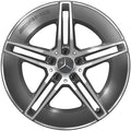 AMG 19 Zoll Felgen E-Klasse S214 T-Modell grau 5-Doppel-Speichen Original Mercedes-AMG