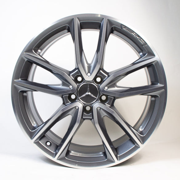 AMG 19 Zoll Felgen Satz CLA C118/X118 5-Doppel-Speichen-Rad titangrau Original Mercedes-Benz