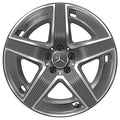 AMG 19 Zoll Felgen Satz GLC Coupé C254 tantalgrau 5-Speichen Original Mercedes-AMG