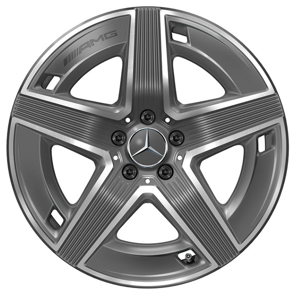 AMG 19 Zoll Felgen Satz GLC Coupé C254 tantalgrau 5-Speichen Original Mercedes-AMG