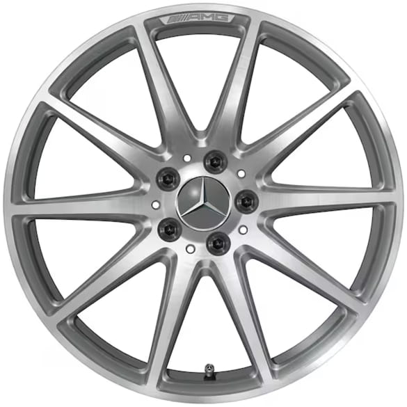 AMG 19 Zoll Felgen Satz SL R232 Vielspeichen titangrau Original Mercedes-AMG