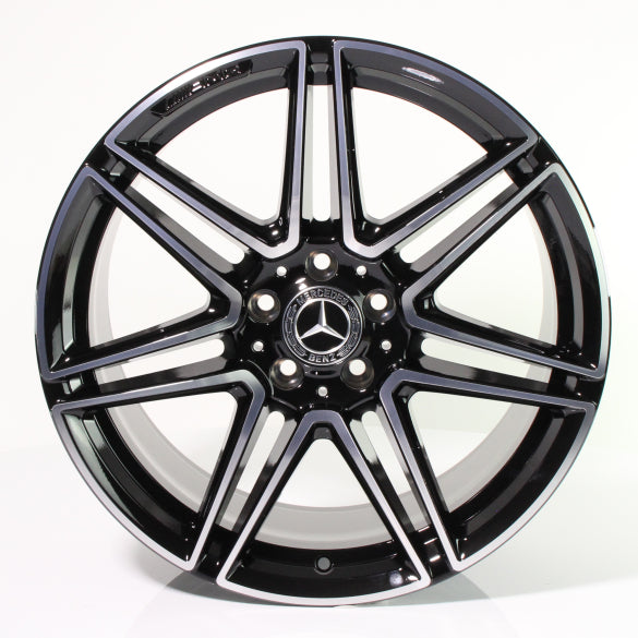 AMG 19 Zoll Felgensatz C-Klasse 206 7-Doppelspeichen-Rad schwarz glanzgedreht Original Mercedes-Benz