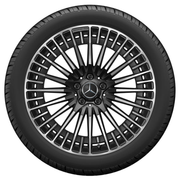 AMG 20 Zoll Felgensatz EQB X243 Vielspeichen-Rad schwarz glanzgedreht Original Mercedes-Benz