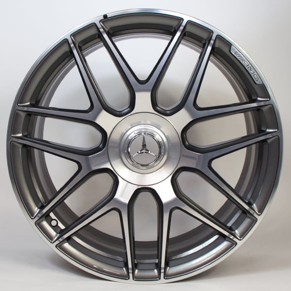 AMG 20 Zoll Schmiede-Felgen Satz S-Klasse Coupé C217 Kreuzspeichen grau Original Mercedes-AMG