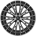 AMG 21 Zoll Felgen GLC C254 Coupé Schwarz matt Kreuzspeichen Original Mercedes-AMG