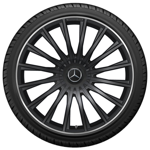AMG 21 Zoll Felgen Satz S-Klasse S63 AMG V223 schwarz matt Vielspeichen Original Mercedes-AMG