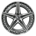 AMG 21 Zoll Felgensatz EQS V297 5-Doppelspeichen-Rad tantalgrau glanzgedreht Original Mercedes-Benz
