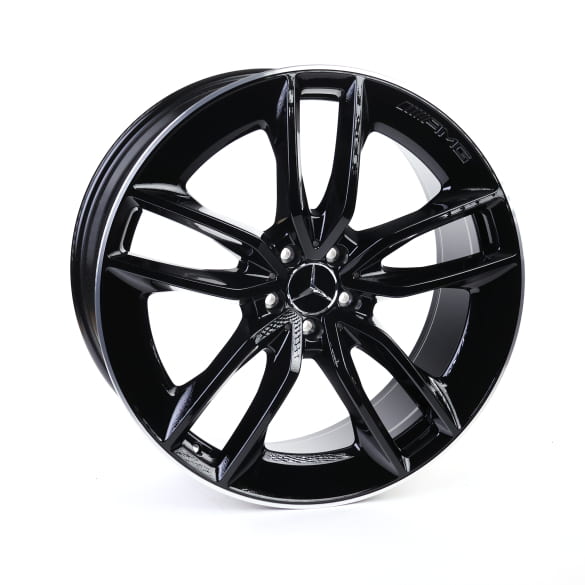 AMG 22 Zoll Felgen Satz GLE 167 schwarz 5-Doppelspeichen Original Mercedes-AMG