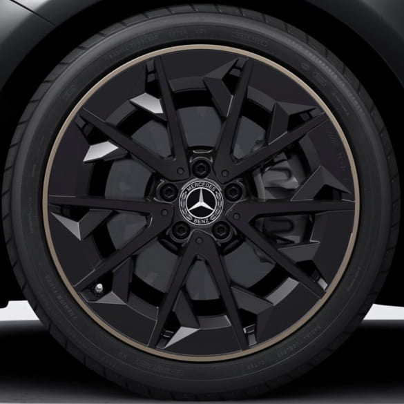 AMG Felgen CLA EQ Shooting Brake X174 19 Zoll schwarz matt gold Original Mercedes-Benz