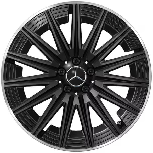 AMG Felgen GLA H247 20 Zoll schwarz Felgenhorn glanzgedreht Original Mercedes-Benz
