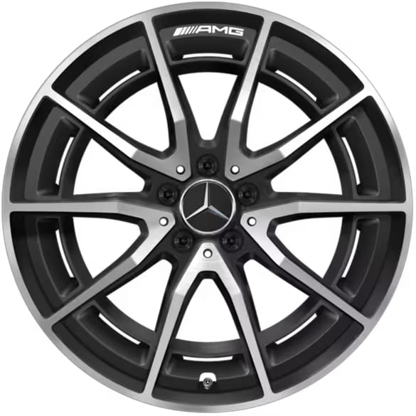 AMG Felgen SL R232 20 Zoll 5-Doppelspeichen schwarz matt Original Mercedes-Benz