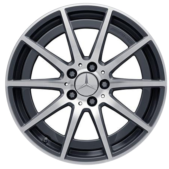 C63 AMG 18 Zoll Felgen Satz C-Klasse S205 T-Modell 10-Speichen tantalgrau Original Mercedes-Benz