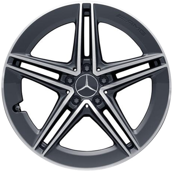 C63 AMG 19 Zoll Felgensatz S205 T-Modell 5-Doppelspeichen tantalgrau Original Mercedes-AMG