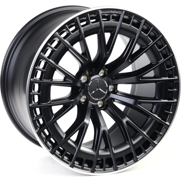 CLE 53 AMG 20 Zoll Felgen C236 A236 schwarz matt Kreuzspeichen Original Mercedes-AMG