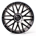 E 53 AMG 21 Zoll Schmiedefelgen Satz E-Klasse W214 S214 Kreuzspeichen schwarz Original Mercedes-AMG
